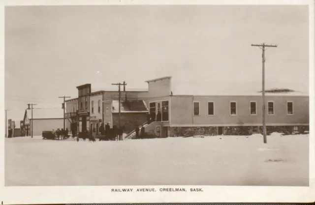 Railway Avenue in winter